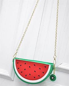 Sac de fruits en gros de haute qualité pastèque citron fermeture à glissière sac à bandoulière unique en forme toutes les saisons - Product Image 4