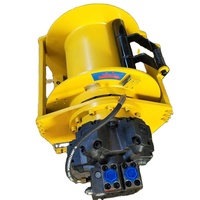 Treuil hydraulique à câble métallique à moteur planétaire HNTIWIN 18000 lb, double tambour, garantie de 2 ans, personnalisation OEM/ODM pour grues, direct