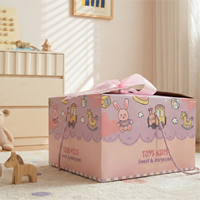 Individuell Bedruckte UV-Beschichtete Umweltfreundliche Starre Geschenkbox für Neugeborene, Geburtstag, Hochzeit, Feiertage - Snacks, Kleidung Verpackung