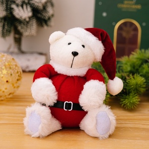 <b>Cute</b> Christmas <b>Bear</b> Ornament 1 Plush Toy Decorative Doll Gift for Children for Festive Christmas Decorations - Product Image 6