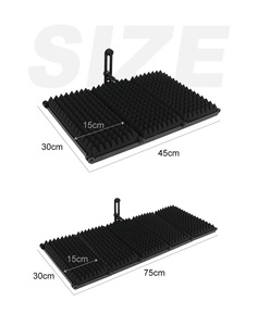 Cubierta de aislamiento de sonido Xtuga <span class=keywords><strong>Filtro</strong></span> de sonido Espuma de canto en vivo Insonorización Reflectante Anti-ruido Parabrisas P75 China - Product Image 5