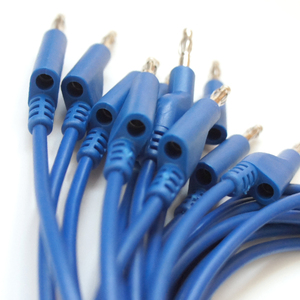 Подгонянный провод для проверки мощности 4 мм двухсторонний Банановый штекер с проводом, тестовый провод высокого тока, силиконовый соединительный провод - Product Image 5