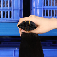 Extensions de cheveux humains bouclés vietnamiens 100% naturels, style ondulé, clipsables, lots de mèches brutes