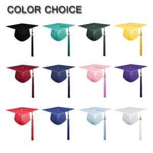 Gorro de Graduación Sublimable Mate con Borla 2025, Unisex, para Adultos, Bachiller, Maestro, Impresión Personalizada, Logotipo Bordado - Product Image 5