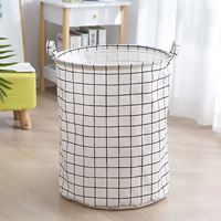 Sac de rangement pour vêtements en coton et lin écologique pliable personnalisé, rectangulaire, multifonctionnel, coloré, grand format, panier à linge
