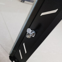 Armoire serveur de centre de données murale en acier laminé à froid 9U de 19 pouces, rack sur mesure pour économiser de l'espace, en stock