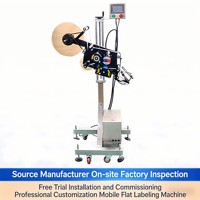 Machine d'étiquetage linéaire automatique Zhongjie pour bouteilles en plastique/verre, cartons et canettes, système de capsulage d'autocollants polyvalent