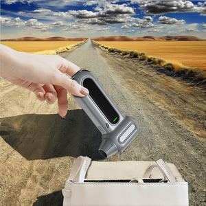 Souffleur d'air turbo portable sans fil lumineux, sécheur de voiture, pistolet dépoussiéreur électrique rechargeable à air comprimé, en plastique carré pour le nettoyage - Product Image 2