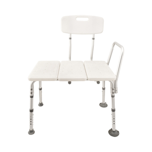 Silla de Ducha Bariátrica Plegable y Ajustable con Marco de Aluminio KDB Health KDB-799L, Capacidad de 150 kg, para Uso en Rehabilitación y Residencias de Ancianos - Product Image 2