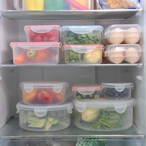 600ml Bpa Free Plastic Take Out Sandwich Toast <strong>Breakfast</strong> Food Storage <strong>Container</strong> with Airtight Lid Food Box - Product Image 5