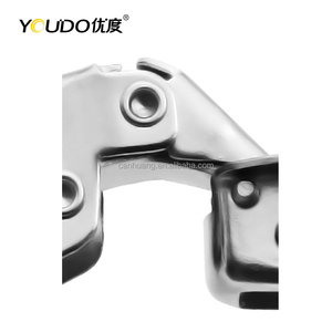 Youdo nhà máy đồ nội thất phần cứng 35mm 2 lỗ 4 lỗ sắt hai cách bản lề bình thường Bản lề cho đồ nội thất cửa tủ - Product Image 5
