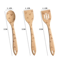 Outils et gadgets de cuisine de luxe en bois cuillère en bois ustensiles de cuisine ensemble d'ustensiles de cuisine coréens