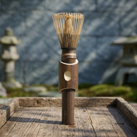 ESTICK Fouet à Matcha en Bambou à Tige Épaisse Spécial Restaurant 18cm, Matériau Bambou Brut Sans Danger pour les Aliments, MOQ 200 pièces, Fournisseur Mondial