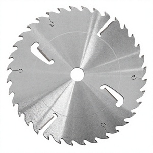 YUFU 250mm 350mm 400mm 450mm Hoja de sierra industrial con punta de carburo para corte de madera, prensado en caliente, OEM, para aserrado múltiple de troncos, 24 dientes - Product Image 3
