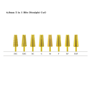 6.0mm 5 in 1 Two Way Straight Cut <b>Carbide</b> Nail <b>Drill</b> <b>Bit</b> for Professional Gel Removal Manicure - Product Image 5