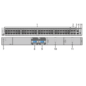 Commutateur Ethernet Gigabit POE S5731-H48P4XC 02352SVD 02352SVD-001 avec 48 ports PoE+ 10/100/1000BASE-T + 4 ports SFP+ 10GE - Product Image 3