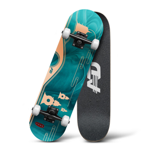 ร้านขายส่งสเก็ตบอร์ดเซิร์ฟสเก็ตบอร์ด แผ่นสเก็ตบอร์ดเปล่าเพื่อความปลอดภัย แผ่นสเก็ตบอร์ดแบบกำหนดเอง 7 ชั้น ไม้เมเปิลแคนาดา - Product Image 2