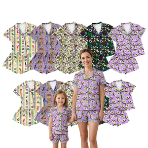 เด็กผู้หญิง เสื้อเชิ้ตแขนยาวลายจุด กระโปรง กางเกงขาสั้น ชุดสีกรมท่า - Product Image 6