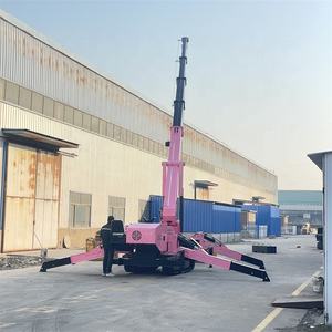 8 Ton gru a ragno cingolata idraulica 360 giradischi gru cingolata Flying Boom Mini Spider Lifting - Product Image 2