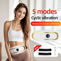 Masseur corporel vibrant portable sans fil, 5 modes de vibration cyclique, affichage numérique, appareil de relaxation musculaire pour les soins quotidiens du corps entier