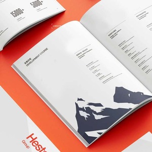 Brochure personnalisée en carton kraft pliée A4 A5, dépliant promotionnel imprimable, brochure tri-pliée, manuel d'introduction - Product Image 3