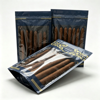 cigares, barrière anti-humidité, sac refermable debout pour voyage, emballage hermétique en feuille d’aluminium pour cigares