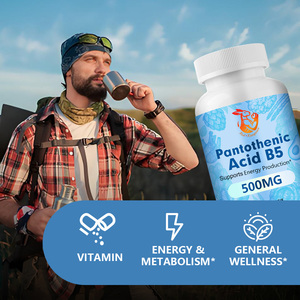 Cápsulas de Ácido Pantoténico B5 al por Mayor de Fábrica, con Ácido Pantoténico, Apoya el Metabolismo de Grasas, Carbohidratos y Proteínas - Product Image 3