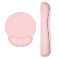 Tapis de souris en mousse à mémoire de forme et repose-poignet avec design de dessin animé ergonomique pour ordinateurs portables, bureaux et jeux
