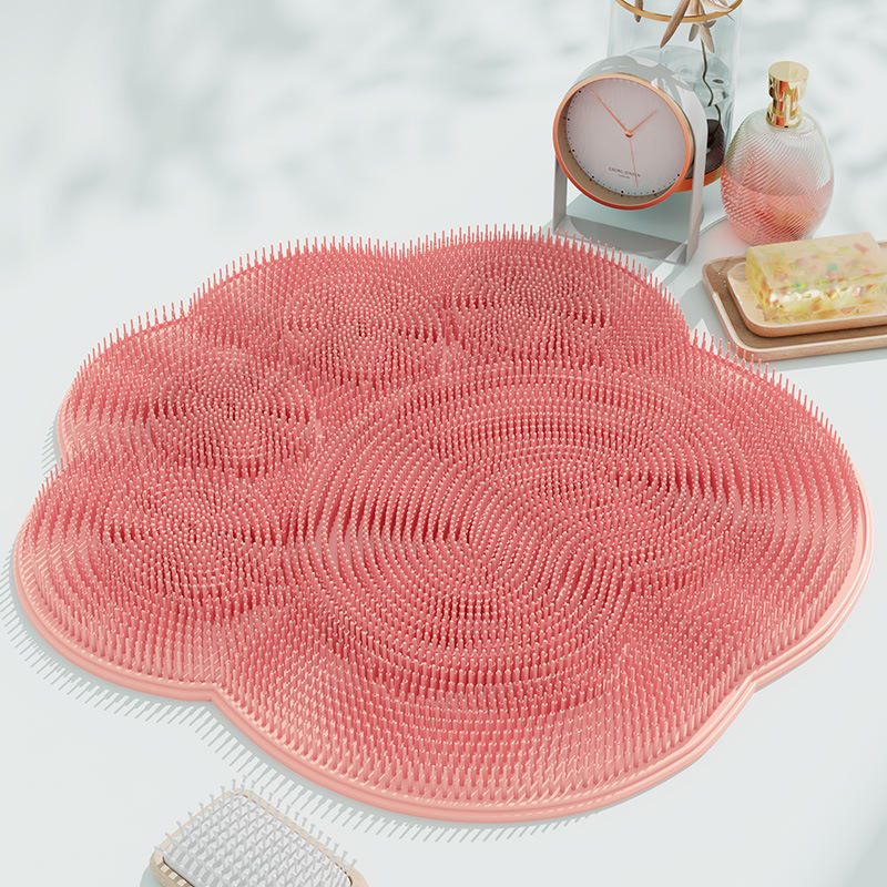 Tapis d'exercice en silicone Cat Paw - Rose