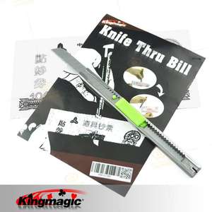 Cuchillo que Atraviesa Billetes G1391 - Fabricante de Accesorios de Magia Kingmagic, Venta Directa, Venta al por Mayor - Product Image 3