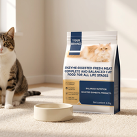 Alimento Seco para Gatos Bonina, Alto en Proteínas, Sin Granos, 10 kg, para la Salud Intestinal y el Aumento de Masa Muscular, 18 Meses de Duración, para Todas las Razas de Gatos