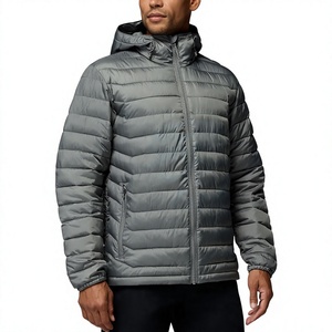 <b>Men</b>’s Lightweight Puffer <b>Jacket</b> Winter <b>Warm</b> Quilted Hooded Coat Windproof Insulated Outdoor Casual <b>Jacket</b> Wholesale - Product Image 1