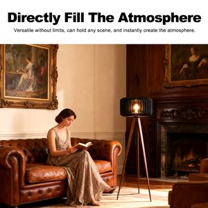 Fabricante Pantalla de madera decorativa de <span class=keywords><strong>pie</strong></span> Vintage dormitorio sala de estar nórdico de lujo Led moderno trípode lámpara de <span class=keywords><strong>pie</strong></span> - Product Image 6