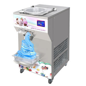 Machine à glace et à gelato verticale professionnelle ICM-25L 25L en acier inoxydable 2200W monophasée 220V/380V - Product Image 1