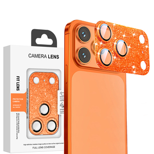 Pellicola Protettiva <span class=keywords><strong>per</strong></span> Obiettivo AR iPhone 17 con Glitter, Tutto in Uno, Antiurto, Antipolvere, Anti-impronta, in Vetro Temperato - Product Image 1