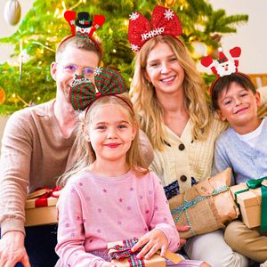 เครื่องประดับผมรูปซานตาคลอสพลาสติกคุณภาพสูงสำหรับงานปาร์ตี้คริสต์มาส ที่คาดผมแฟนซีสำหรับแต่งกาย ของตกแต่งงานปาร์ตี้ ขายส่ง - Product Image 3