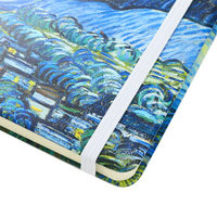 Papeterie rechargeable pour enfants, dessin animé, jordan uni van gogh, sublimation personnalisée, carnet de notes a5, couverture en cuir en vrac
