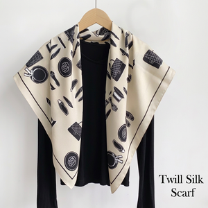 Wholesale 90x90cm <b>Square</b> Euro-American Printed Twill Polyester Fashion <b>Scarf</b> for Head Wrapping - Product Image 1
