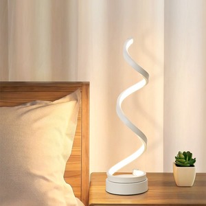 Hiện Đại Đơn Giản LED Xoắn Ốc Hình Đèn Bàn Ánh Sáng Ấm Áp Và Đôi Mắt Chăm Sóc Sinh Viên Thân Thiện Bàn Đèn - Product Image 2