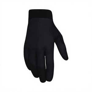 Gants de moto noirs mi-doigts antidérapants compatibles écran tactile pour le cyclisme en extérieur - Product Image 3