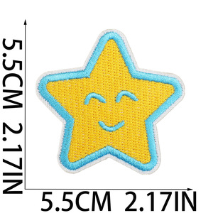 Nouveau fer sur cadeau brodé ours petits pieds arc-en-ciel étoile landau couronne bébé patchs pour garçon fille vêtements - Product Image 4