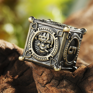 Sản Phẩm Mới Nhà Máy Bán Buôn Biểu Tượng Tùy Chỉnh D & D RPG Xúc Xắc Kim Loại <span class=keywords><strong>Dice</strong></span> <span class=keywords><strong>Set</strong></span> 7Pcs Dungeons Và Dragons Dnd Kim Loại <span class=keywords><strong>Dice</strong></span> - Product Image 2