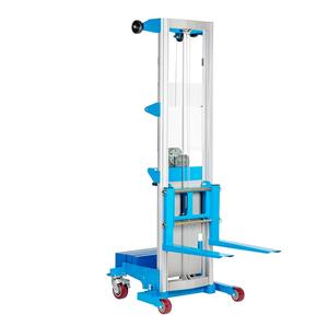 500 Pouds matériel ascenseur manuel Portable alun charge élévateur main empileur Mini treuil en aluminium chariots élévateurs à main BC-227 - Product Image 2