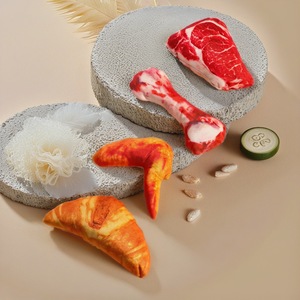 Rompecabezas Interactivo de Peluche <span class=keywords><strong>para</strong></span> Mascotas, Juguete <span class=keywords><strong>para</strong></span> Masticar, Hueso de Carne, Pollo, Hueso, Felpa, Ideal <span class=keywords><strong>para</strong></span> Perros, Gatos, Cachorros, 3D, Respetuoso con el Medio Ambiente - Product Image 1
