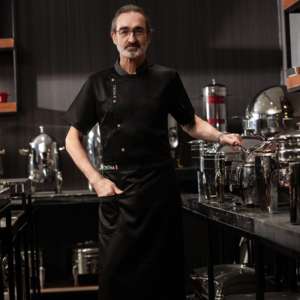 Touchhealthy Supply Moda Bolsillo Diseño Chef Uniforme Ventilado Chef Pantalones chaqueta - Product Image 5