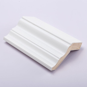 Panel <span class=keywords><strong>de</strong></span> Cornisa <span class=keywords><strong>para</strong></span> Techo, Tiras Decorativas <span class=keywords><strong>de</strong></span> Madera con Imprimación Blanca, Moldura <span class=keywords><strong>de</strong></span> Techo <span class=keywords><strong>para</strong></span> Cornisa <span class=keywords><strong>de</strong></span> Villa - Product Image 1