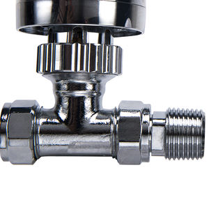 Tête <span class=keywords><strong>de</strong></span> vanne <span class=keywords><strong>de</strong></span> <span class=keywords><strong>radiateur</strong></span> thermostatique Keymark et vanne droite en laiton chromé poli EN215 - Product Image 6