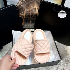 CC Women's Flat-Bottomed Low Heel Fashion Trend Sandals Slippers Summer Spring Beach <b>Shoes</b> Genuine Leather Lightweight - Product Image 1