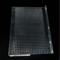 Bouclier de ventilation transparent en polycarbonate sur mesure de 2 mm, plaque en polycarbonate haute résistance aux chocs, traitement PC à guichet unique