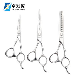 Tùy Chỉnh Chuyên Nghiệp Salon 440C Thép Tóc Cắt Kéo <span class=keywords><strong>5.0</strong></span> 6.0 Inch Microteeth Lưỡi Thuận Tay Phải Mỏng Shears - Product Image 1